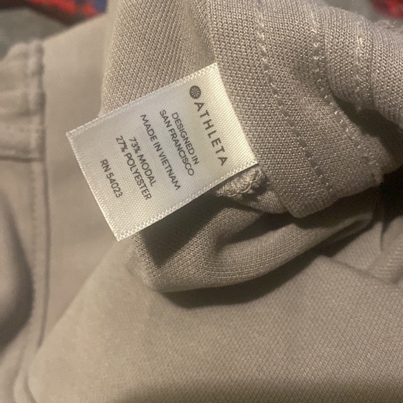 ATHLETA Women's Serenity Pants Gray Modal Casual Pull On Elastic Waist medium M - Picture 6 of 6